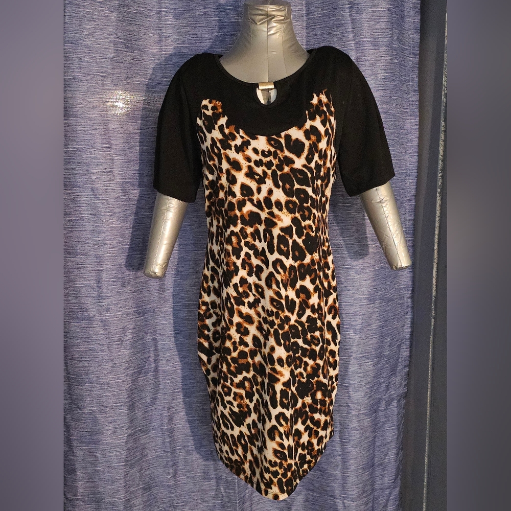 Leopard print dress